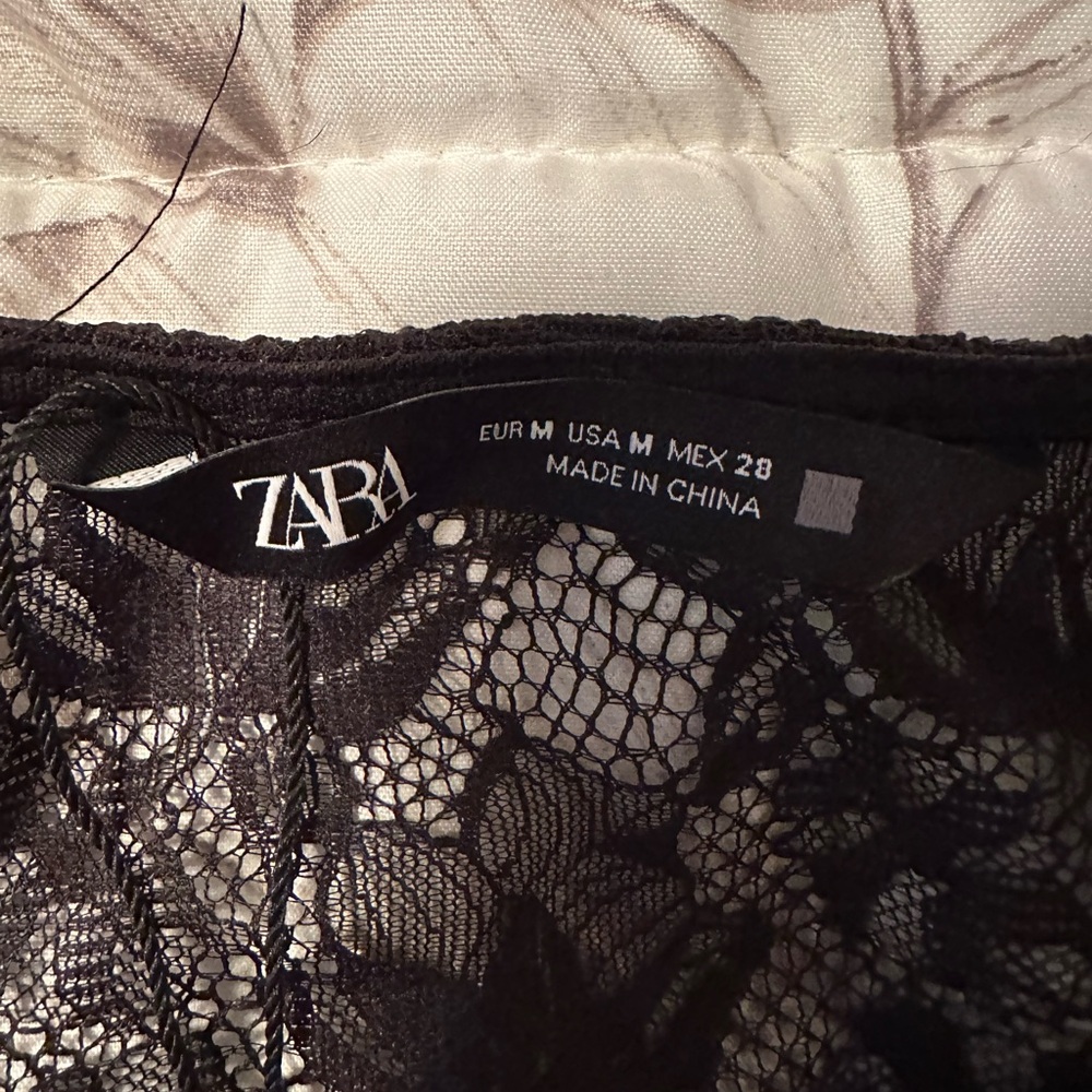 Zara Black Lace Intimate Wear